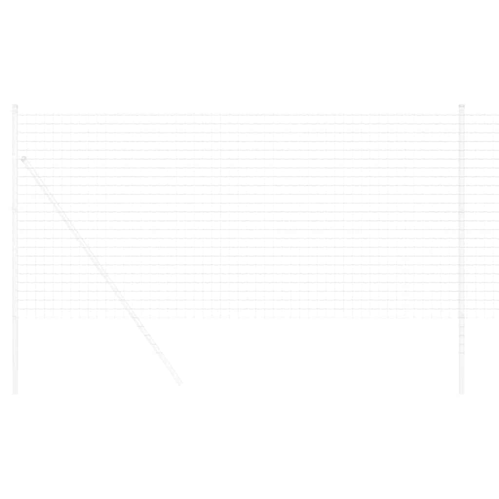 Vidaxl euro hek 1,2 x 10 m pvc-gecoat ijzer