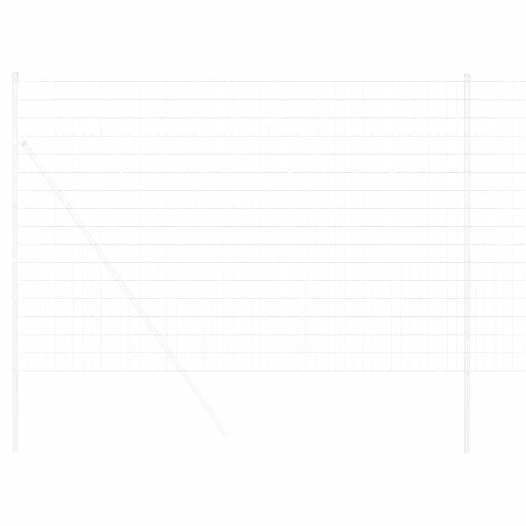 Vidaxl euro hek 1,6 x 10 m pvc-gecoat ijzer