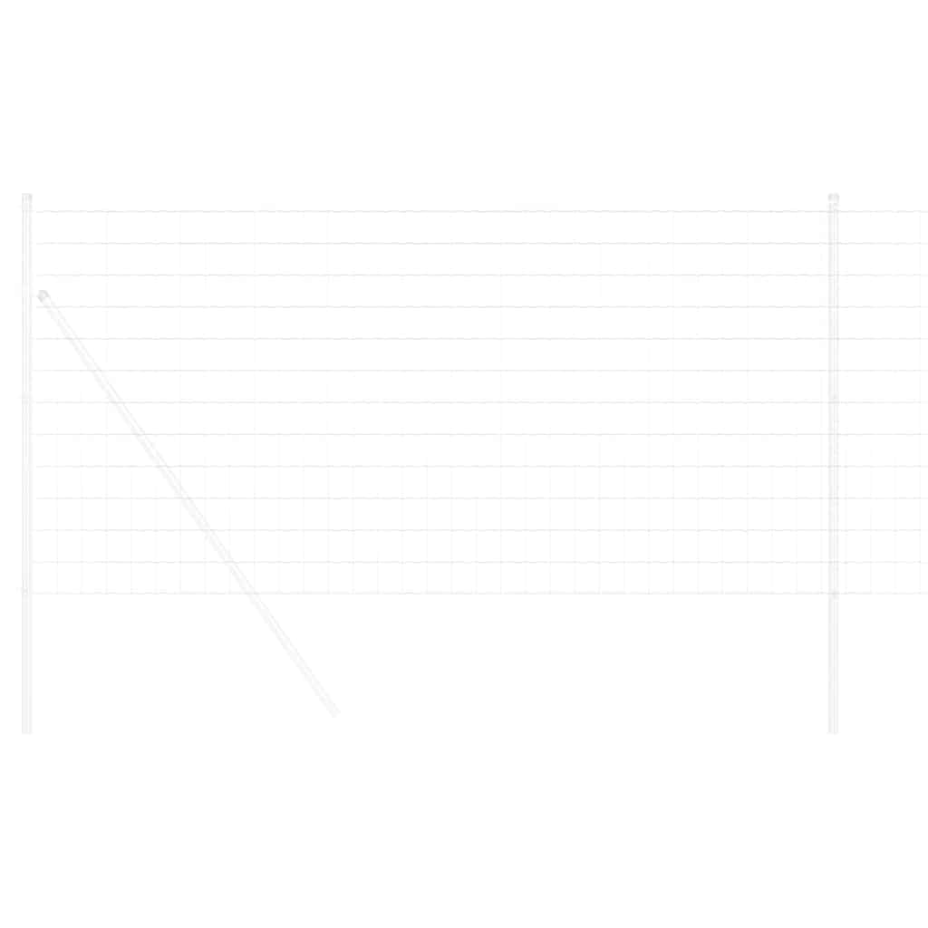 Vidaxl euro hek 1,4 x 10 m pvc-gecoat ijzer