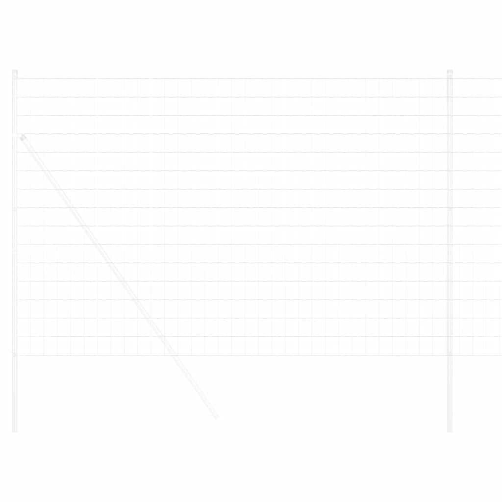 Vidaxl euro hek 1,5 x 10 m pvc-gecoat ijzer
