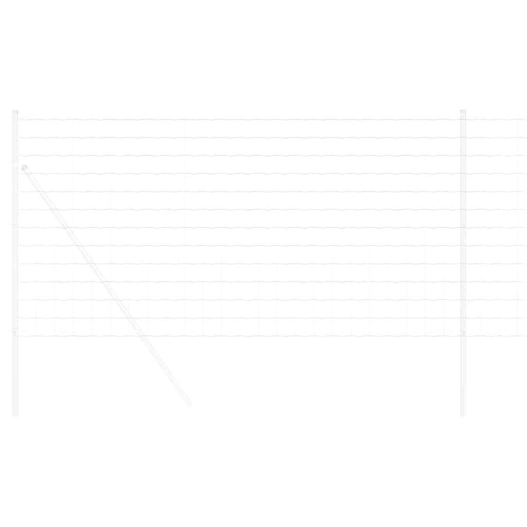 Vidaxl euro hek 1,2 x 25 m pvc-gecoat ijzer