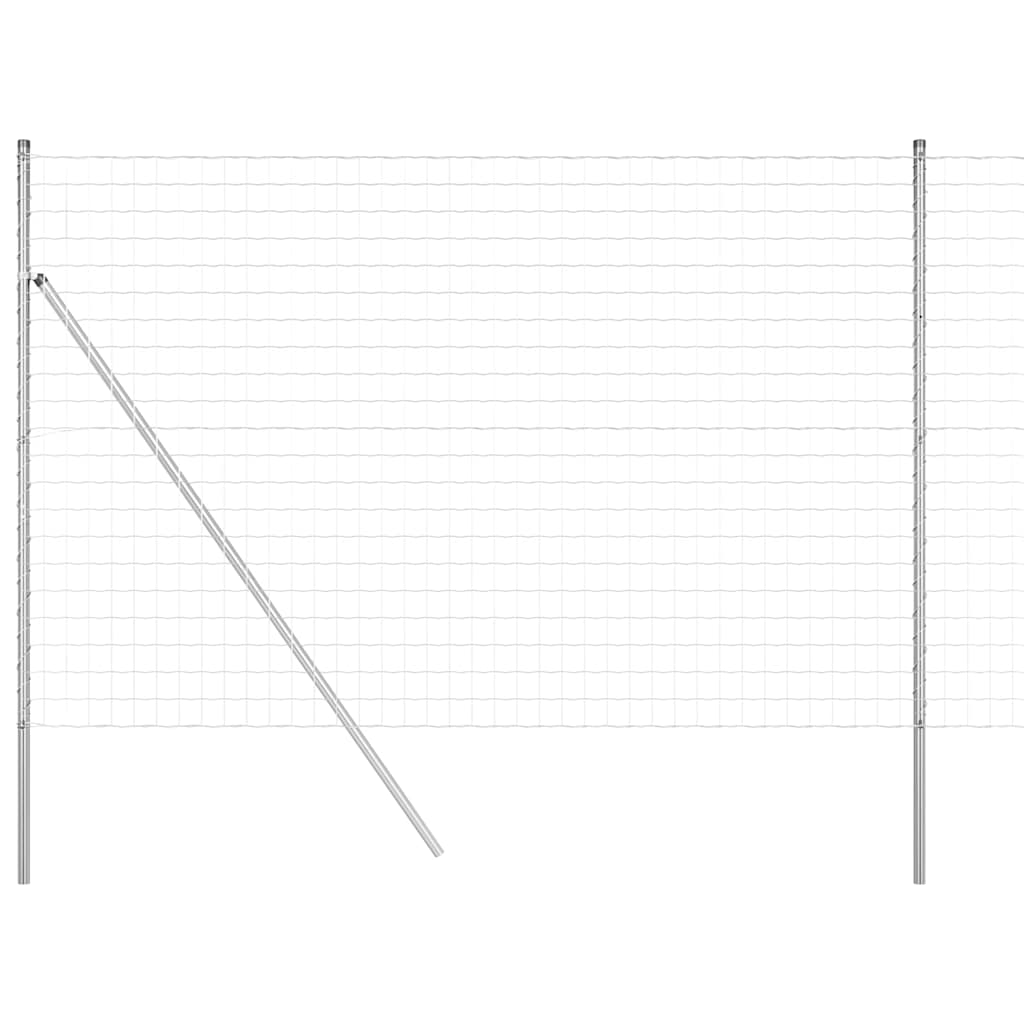 Vidaxl euro hek 1,5 x 10 m pvc-gecoat ijzer
