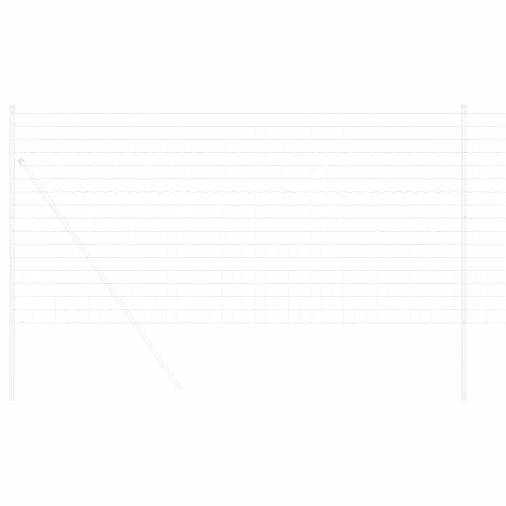 Vidaxl euro hek 1 x 25 m pvc-gecoat ijzer