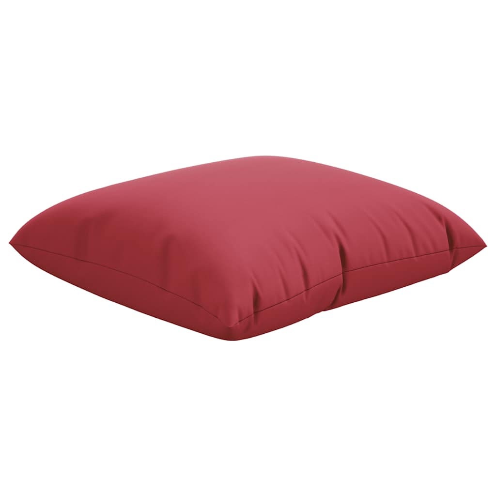 Cuscini per divano VidaXL 4 pezzi tessuto rosso vino 60x60 cm