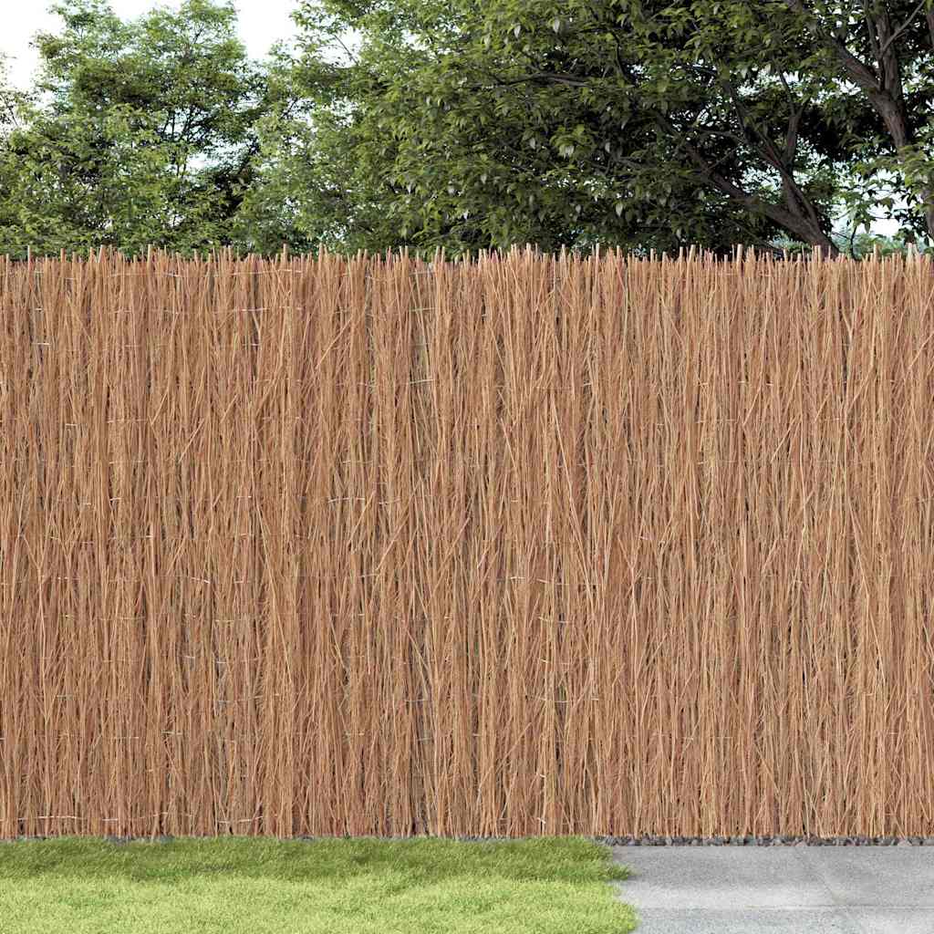 Vidaxl rijshoutschutting bruin 400 x 150 cm brouw
