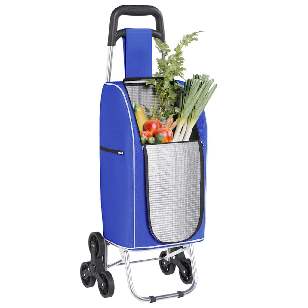 Carro tienda vidaxl azul 39,5 x 33 x 93 cm tela oxford