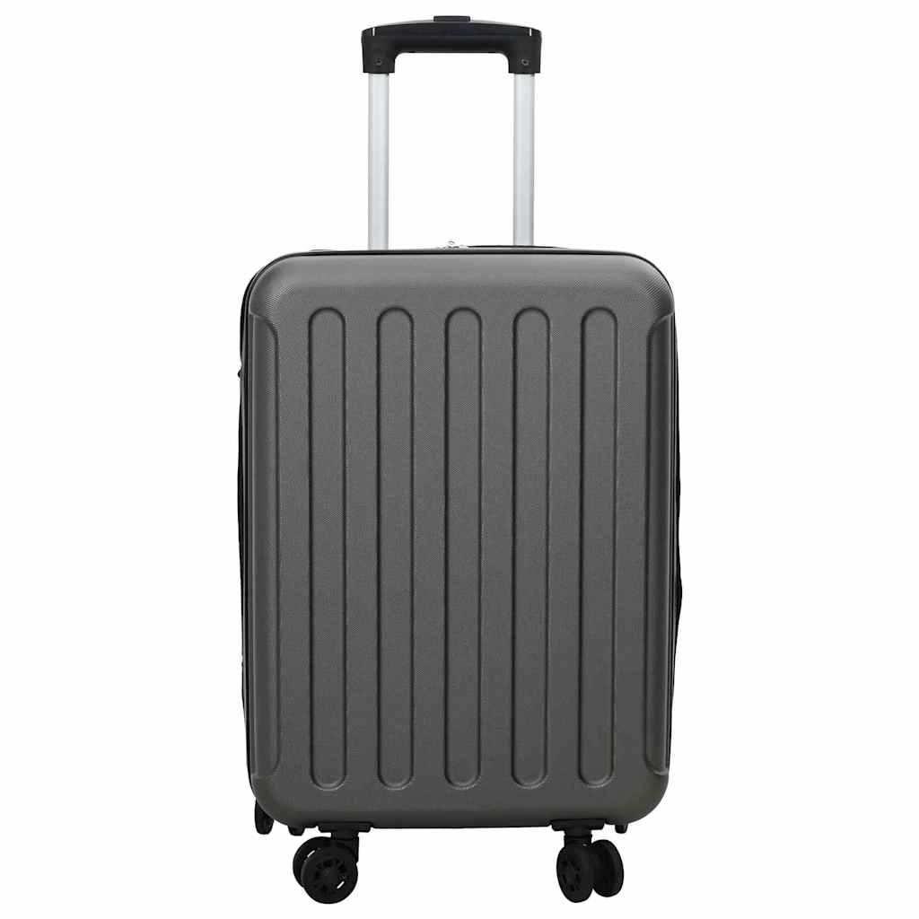 Vidaxx maleta con cerradura gris oscuro 34 x 23 x 55,5 cm plástico abs