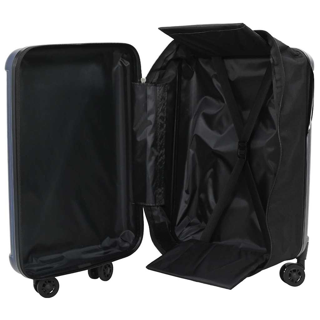 Valigia Vidaxx con serratura blu scuro 34 x 23 x 55,5 cm in plastica abs