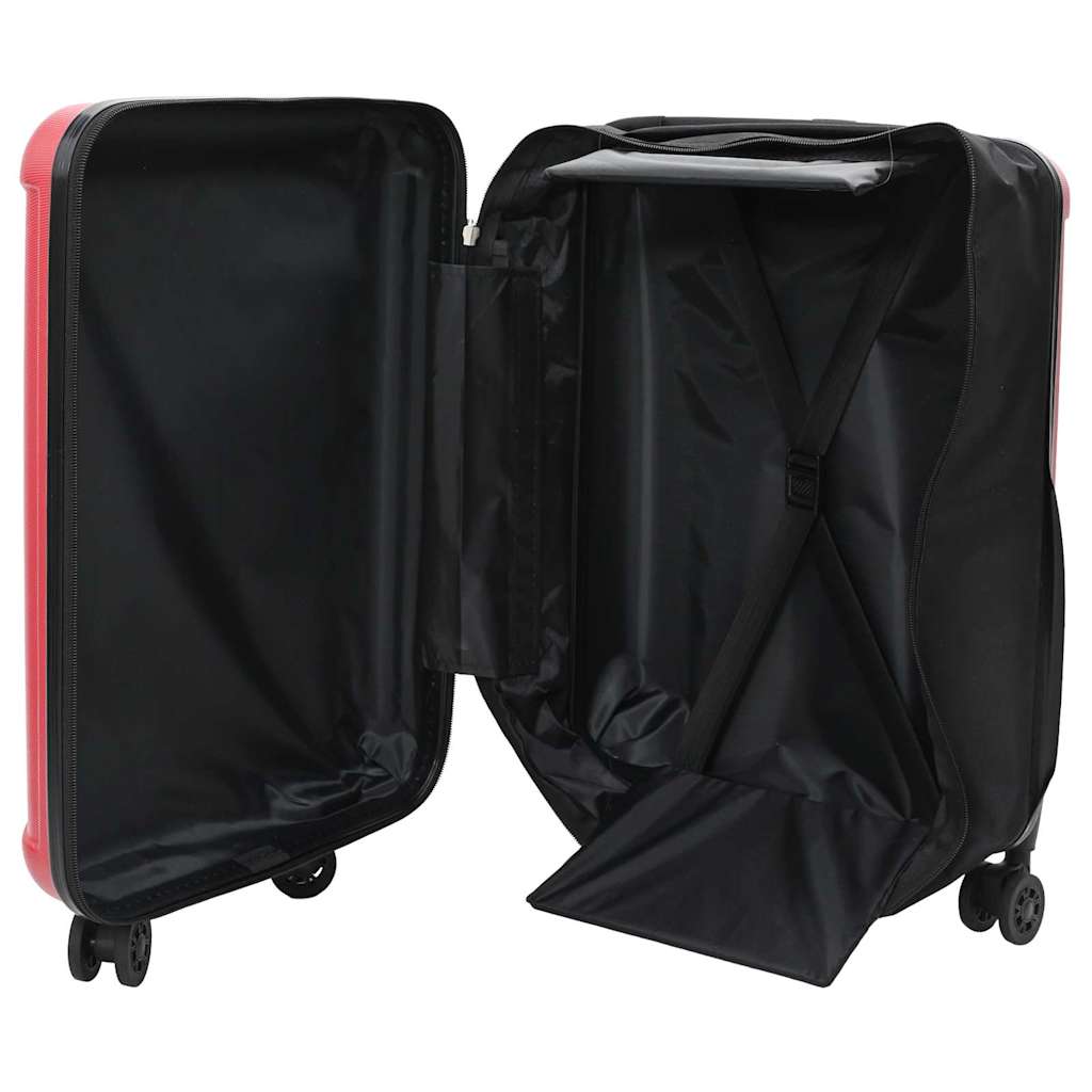 Valigia Vidaxx con serratura rossa 43 x 27 x 66 cm in plastica abs
