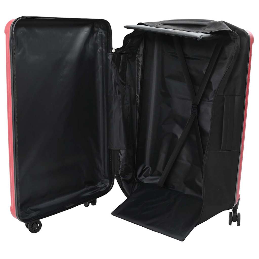 Valigia Vidaxx con serratura rossa 50 x 30 x 76 cm in plastica abs
