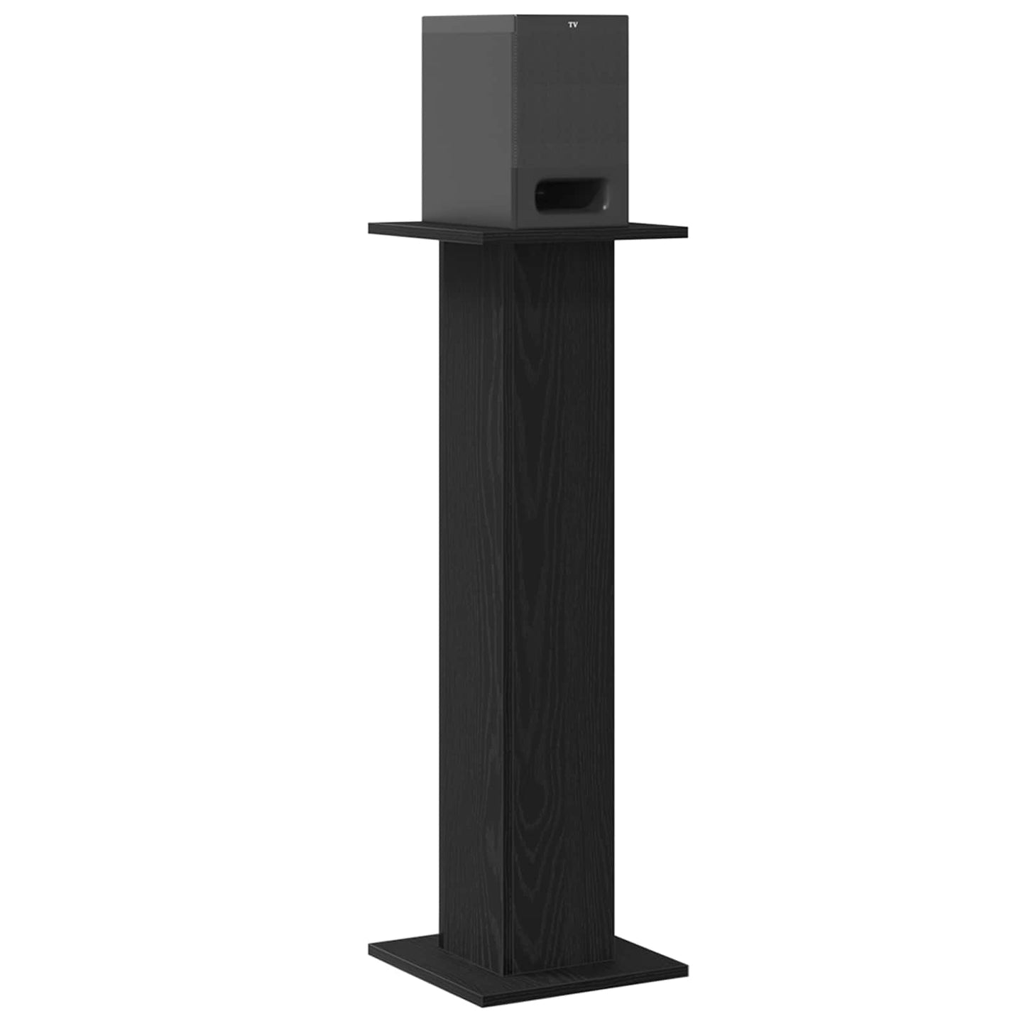 Vidaxl luidspreker standaards 2 pcs zwart eiken 30 x 30 x 95 cm