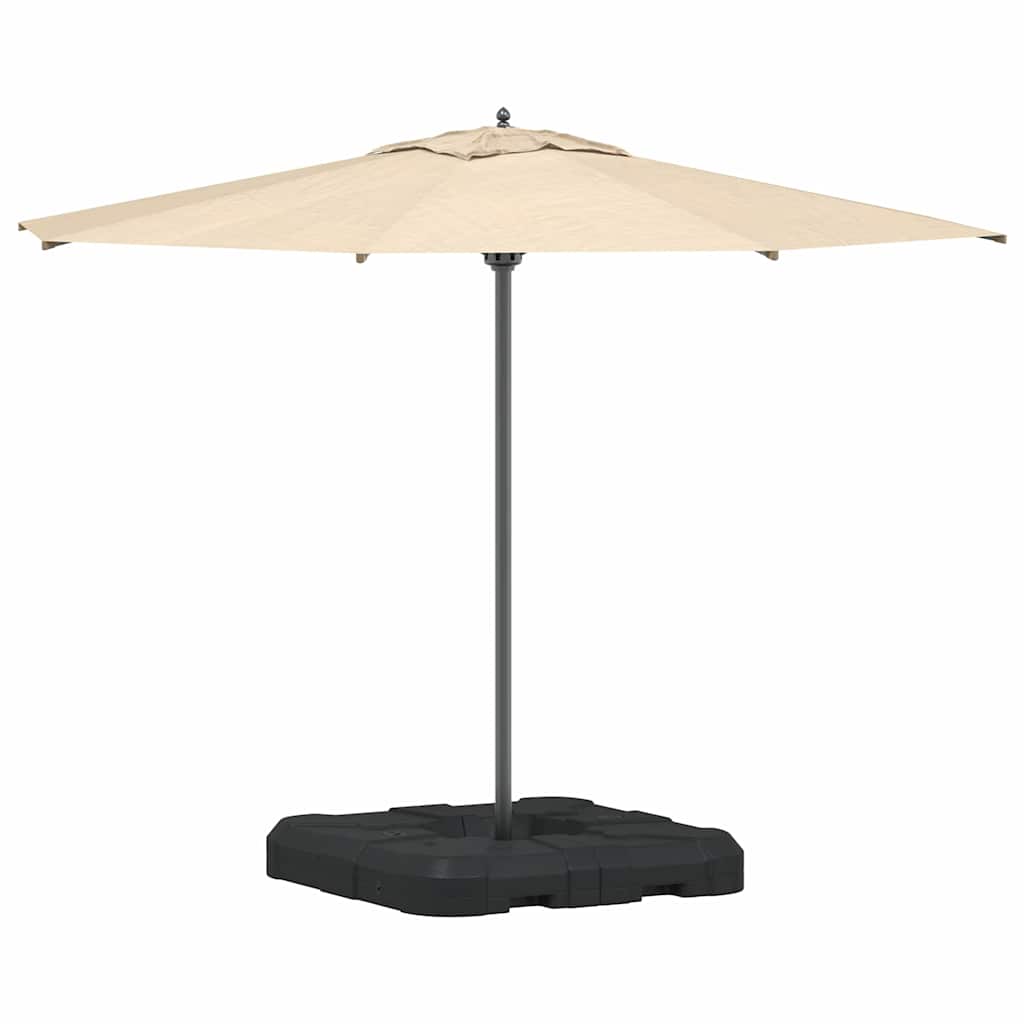 Base per ombrellone Vidaxl sospesa nera 88,5 x 88,5 x 12 cm