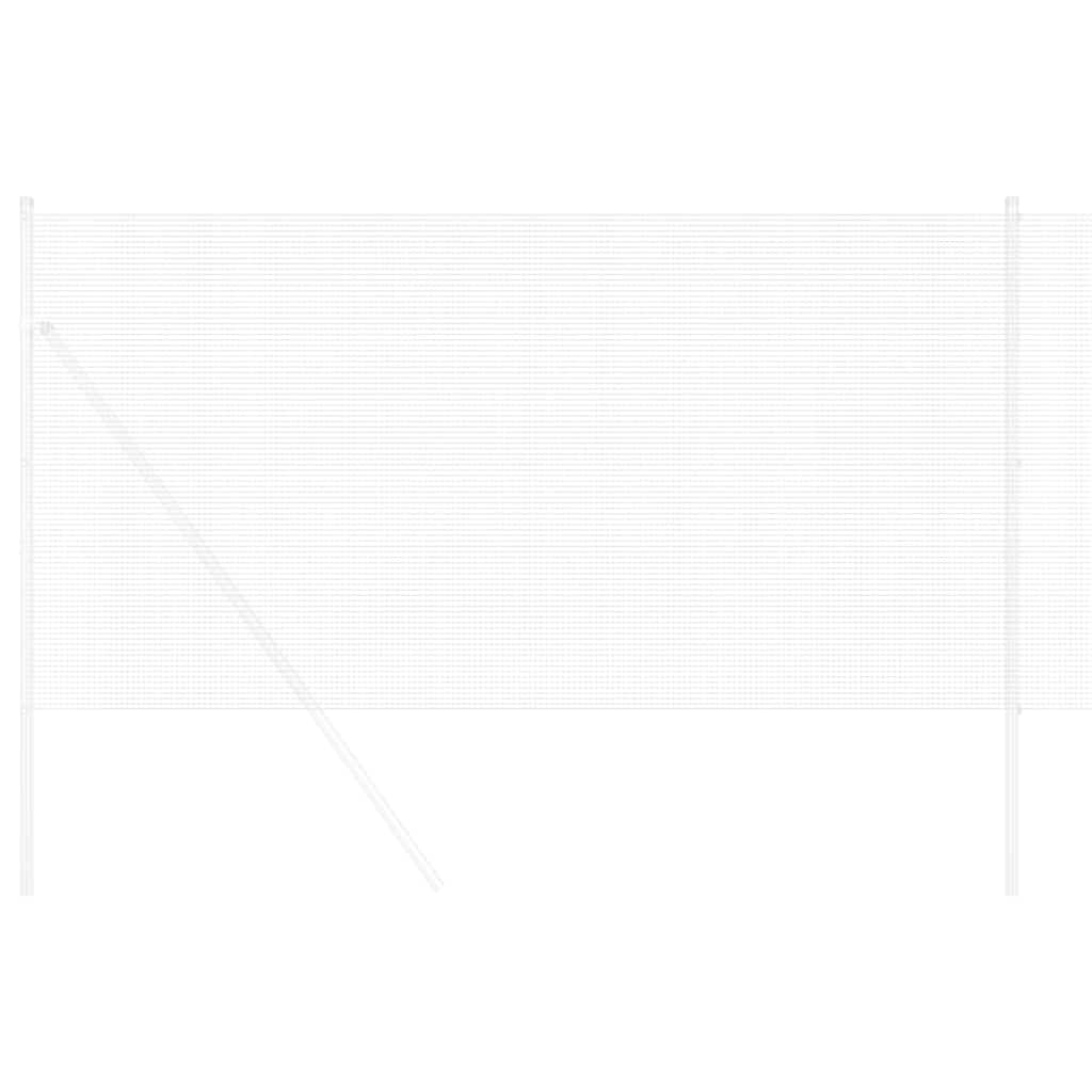 Vidaxl welded wire fence silver 0.4 x 10 m