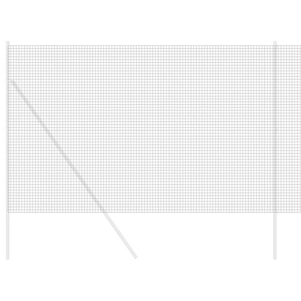 Valla de alambre soldado vidaxl gris 1,6 x 25 m