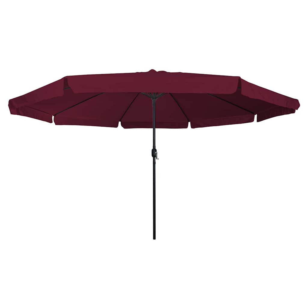 Vidaxl tuinparasol bordeaux rood 395 x 395 x 245 cm polyester en staal
