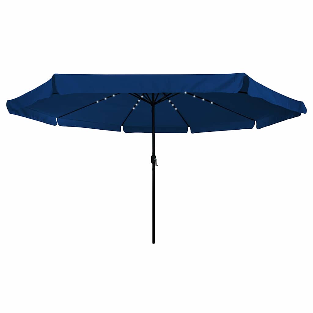 Vidaxl tuinparasol azurblauw 395 x 395 x 245 cm polyester