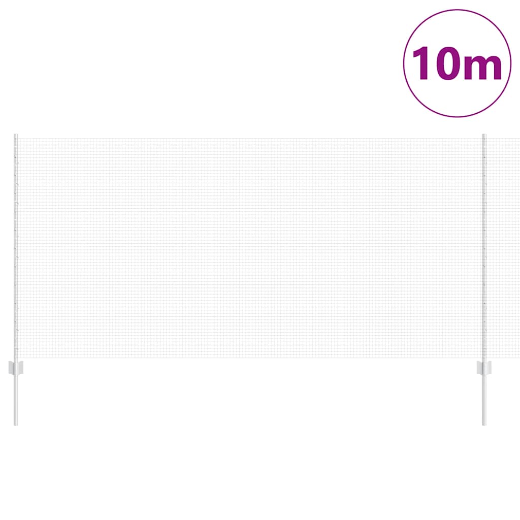 Recinzione Vidaxxl con palo argento 1,2 x 10 m in acciaio