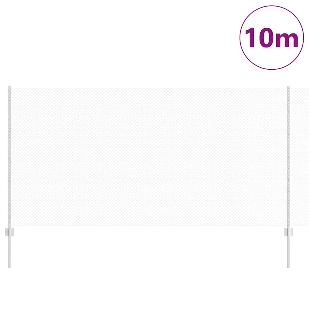 Recinzione Vidaxxl con palo argento 1,2 x 10 m in acciaio