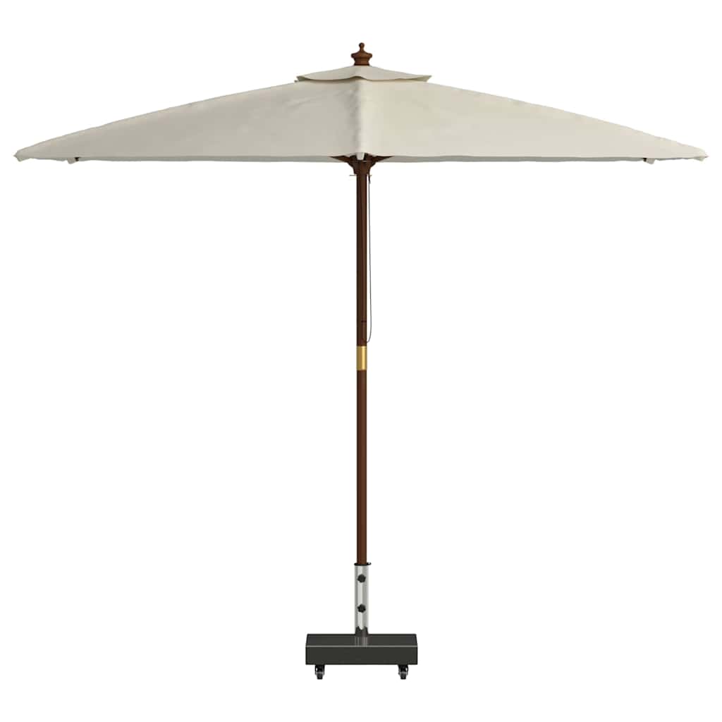 Base per ombrellone Vidaxl nera 45 x 25 x 45 cm granito