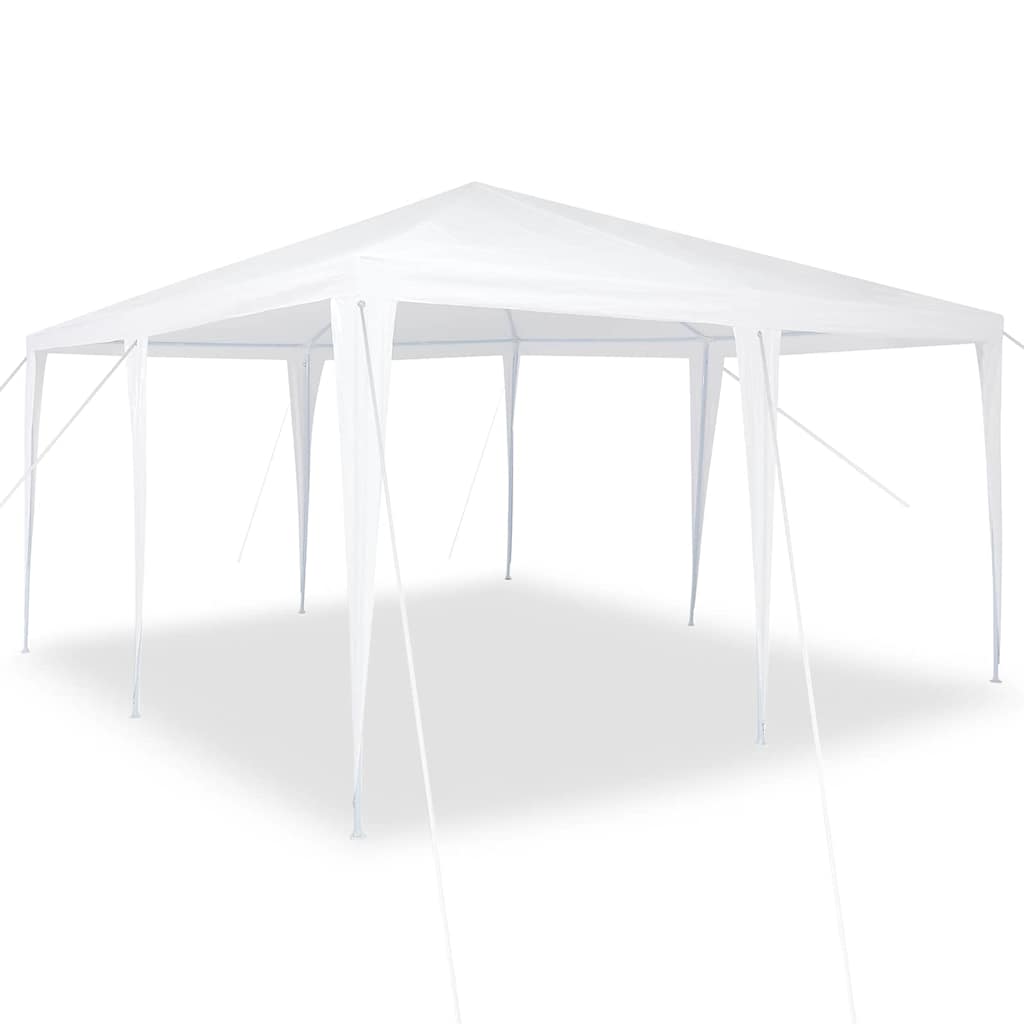Tenda da festa Vidaxx bianca 400 x 400 x 266 cm in polietilene e acciaio