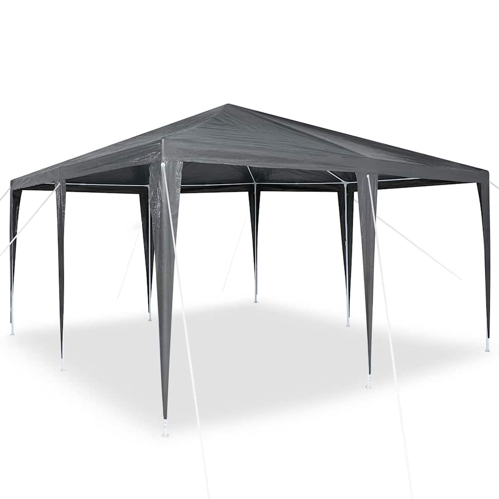 Tenda per feste Vidaxx antracite 400 x 400 x 266 cm in polietilene e acciaio