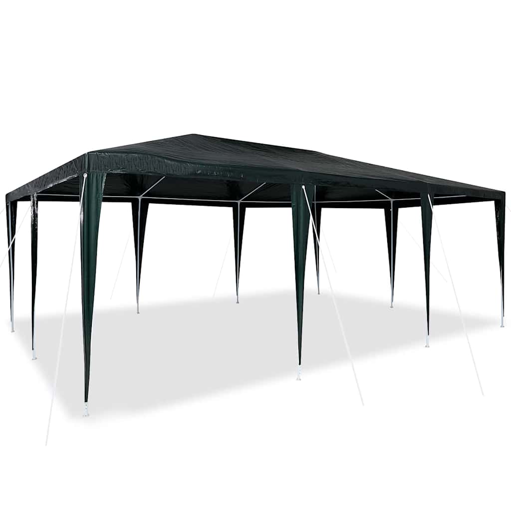Carpa para fiestas vidaxx verde 600 x 400 x 266 cm polietileno y acero