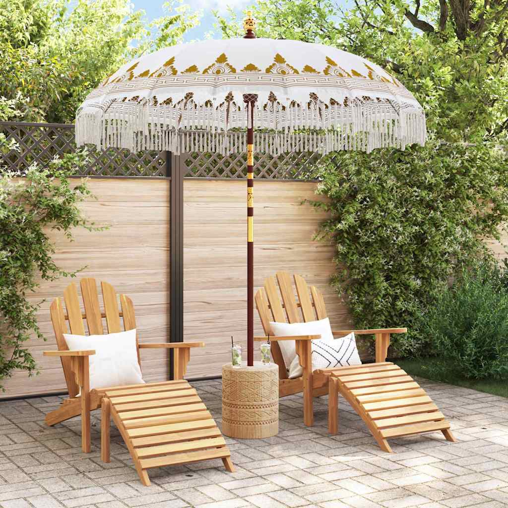 Vidaxl balinese parasol crème 215 x 215 x 260 cm