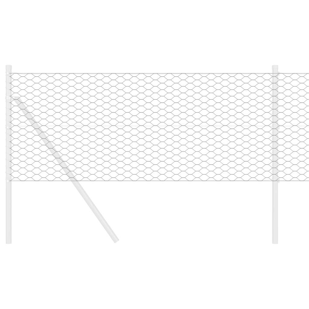 Valla hexagonal vidaxx gris 0,6 x 100 m PVC
