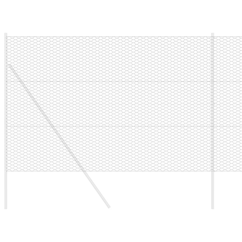 Valla hexagonal VidaXL gris 1,5 x 100 m PVC