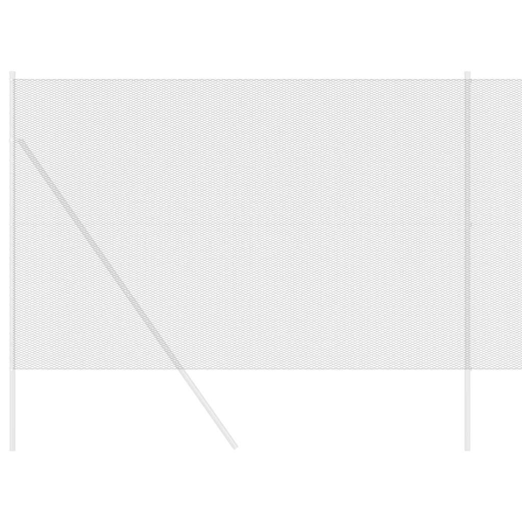 Valla hexagonal Vidaxx gris 1,6 x 100 m PVC