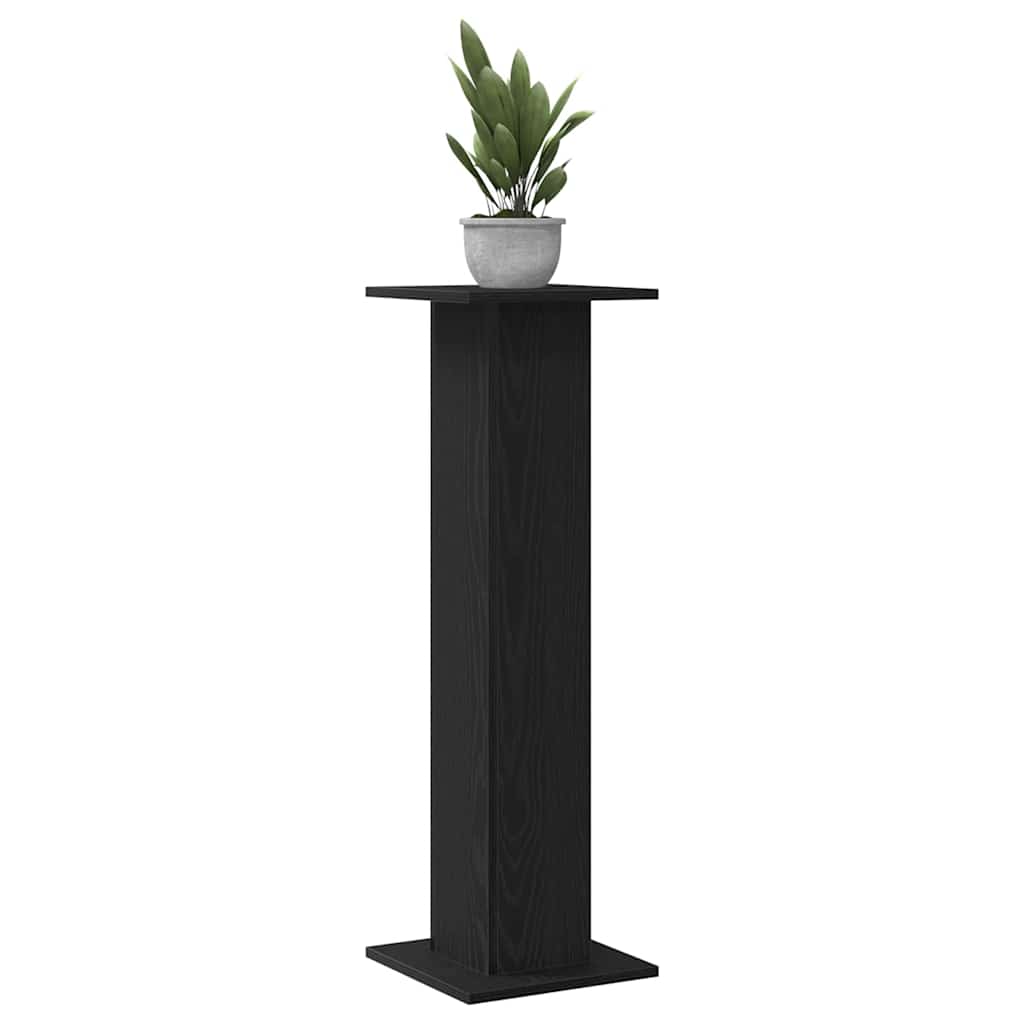 Supporto per piante Vidaxx 2 pezzi rovere nero 30 x 30 x 95 cm in legno composito