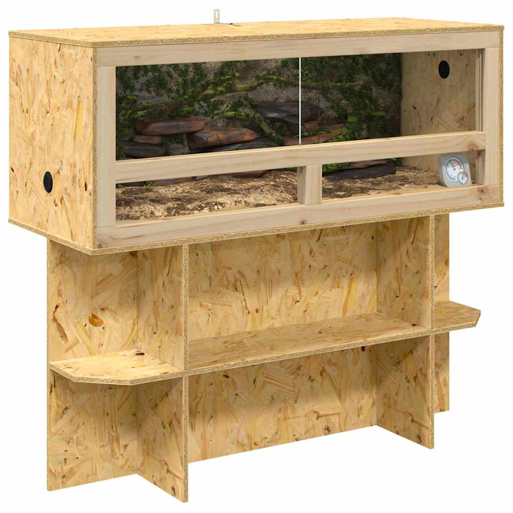 Terrario Vidaxl marrone 100 x 40 x 90 cm osb