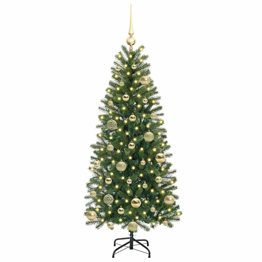 Albero di Natale artificiale Vidaxx con 150 LED con standard verde 120 cm PE e PVC
