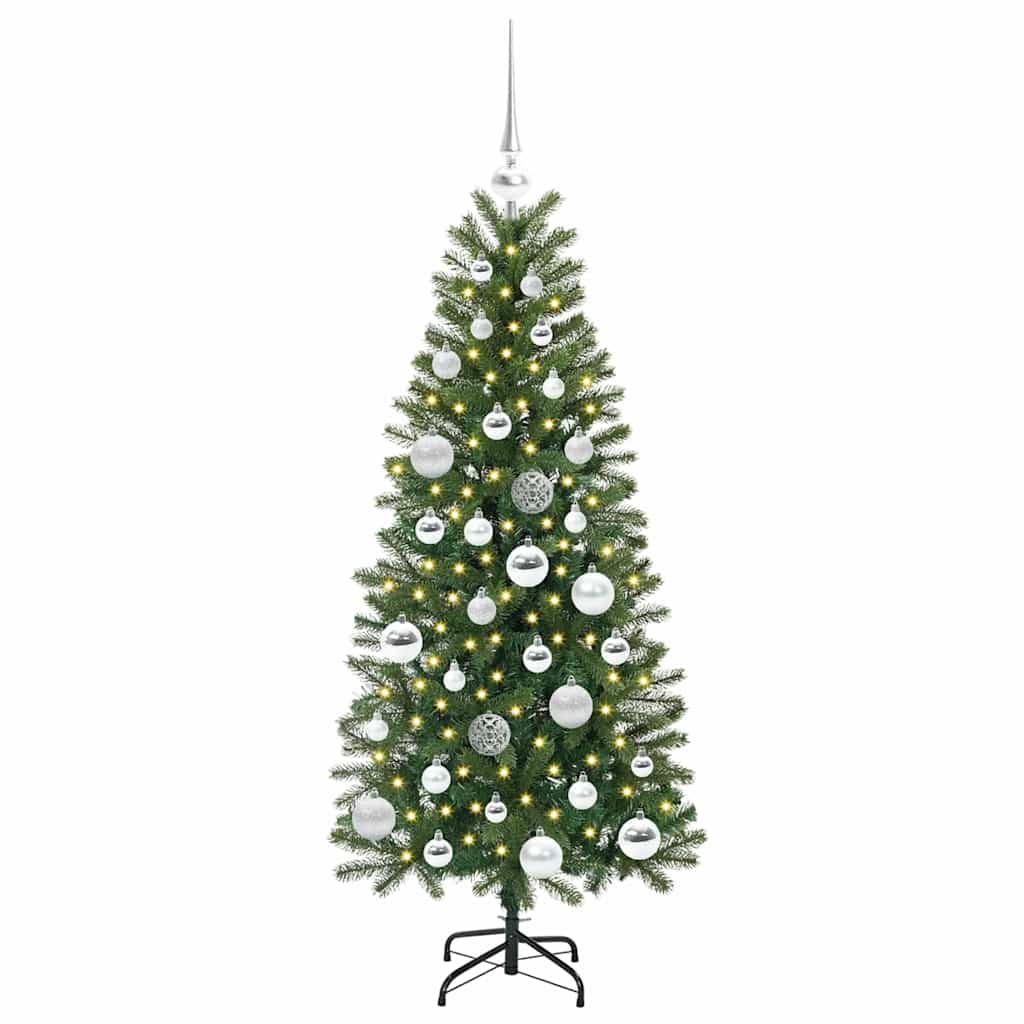Albero di Natale artificiale Vidaxx con 150 LED con standard verde 120 cm PE e PVC