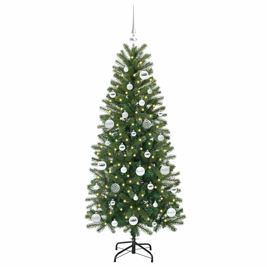 Albero di Natale artificiale Vidaxx con 150 LED con standard verde 150 cm PE e PVC