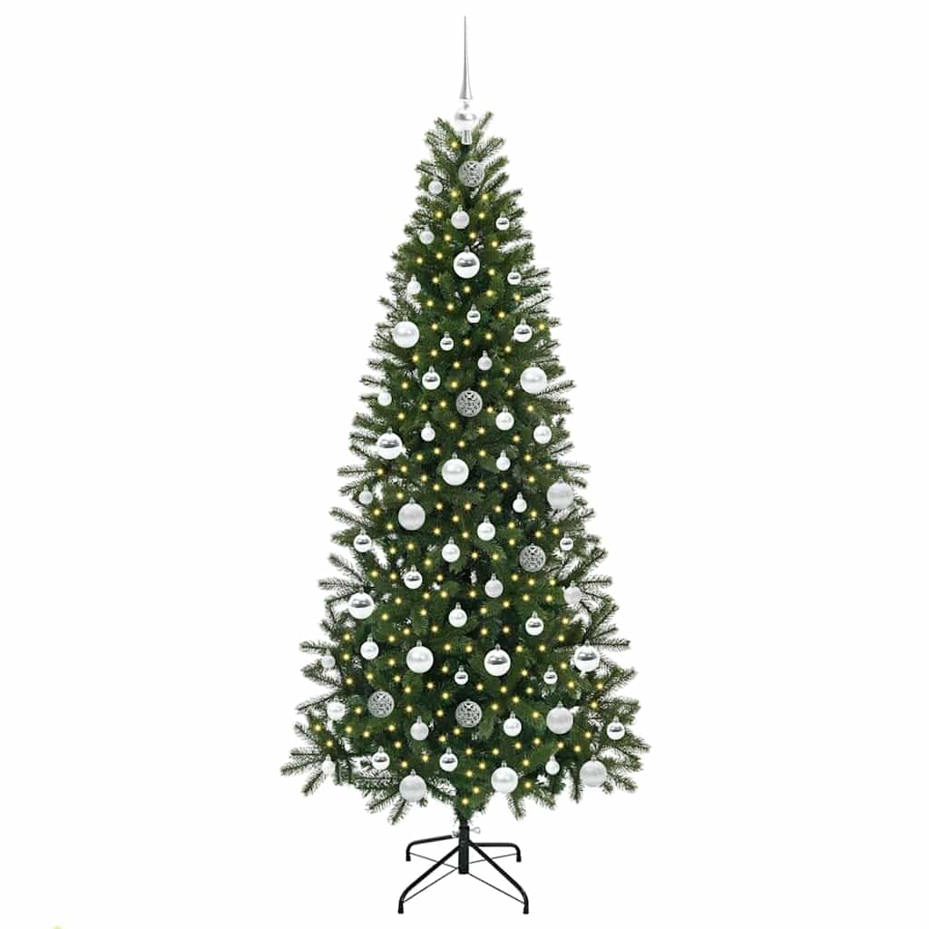 Árbol de Navidad artificial Vidaxx con 300 LED con estándar verde 180 cm PE y PVC