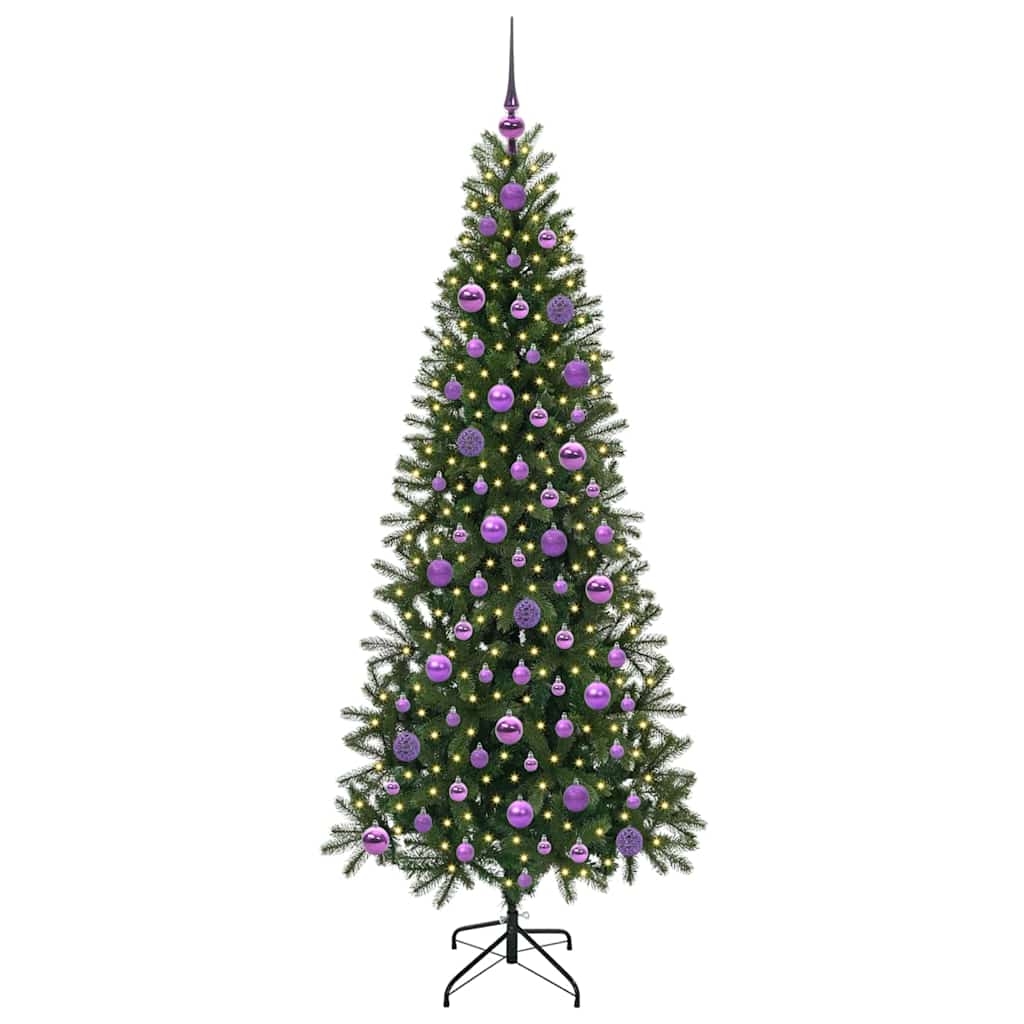 Albero di Natale artificiale Vidaxx con 300 LED con standard verde 180 cm PE e PVC