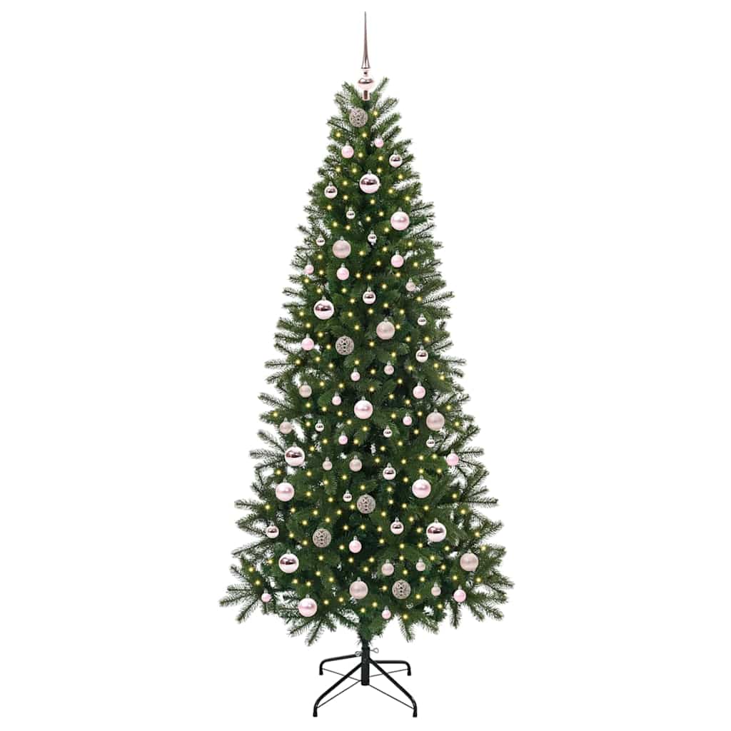 Albero di Natale artificiale Vidaxx con 300 LED con standard verde 210 cm PE e PVC