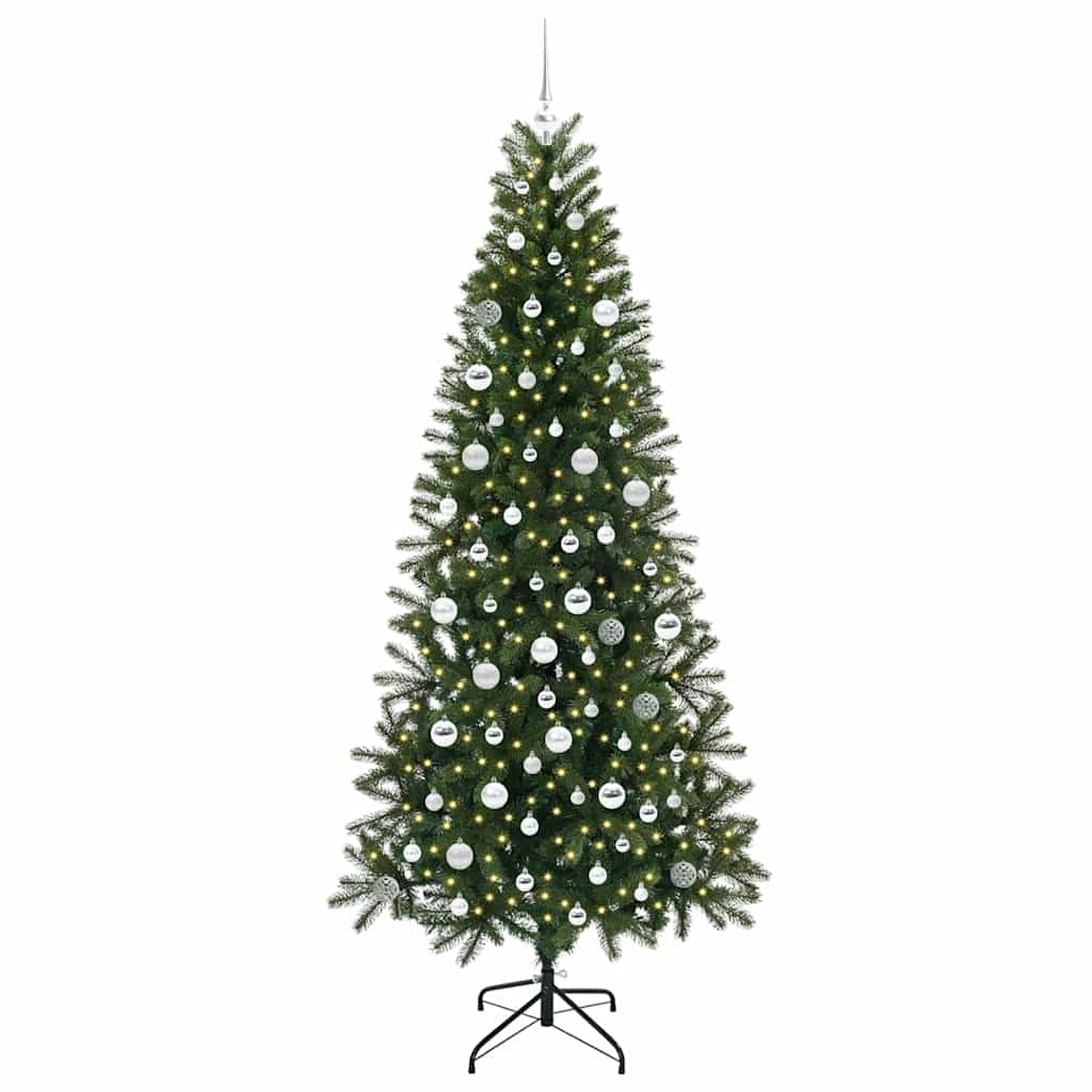 Albero di Natale artificiale Vidaxx con 300 LED con standard verde 210 cm PE e PVC