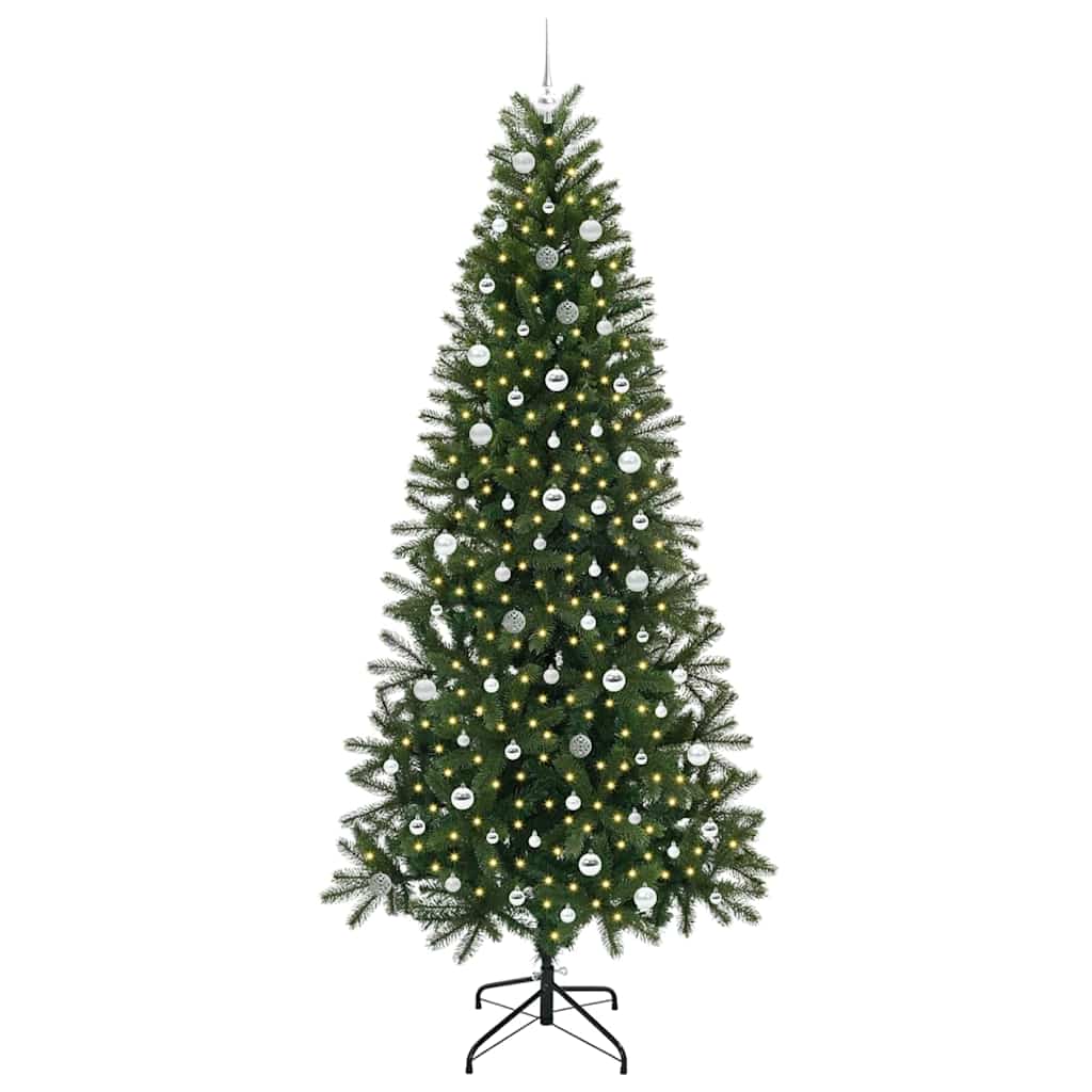 Albero di Natale artificiale Vidaxx con 300 LED con standard verde 240 cm PE e PVC