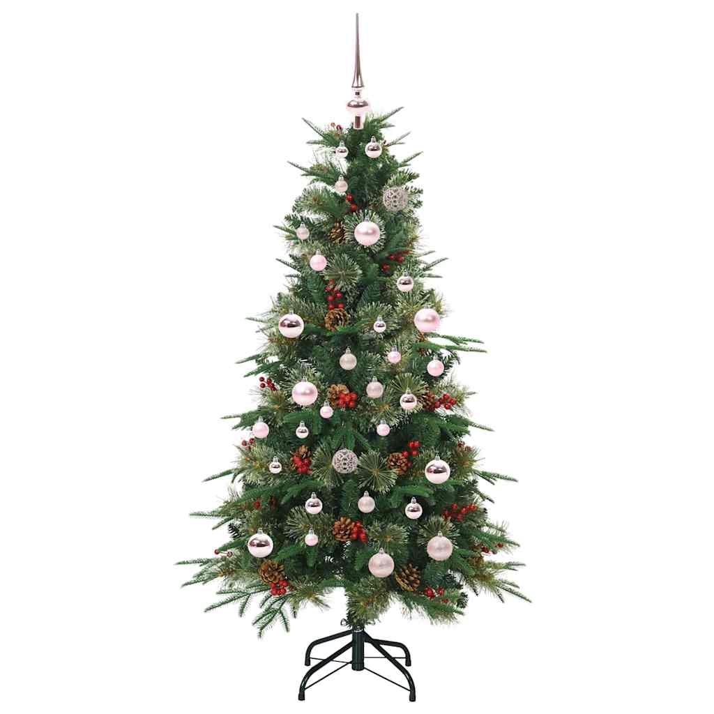 Vidaxx árbol de Navidad artificial plegable verde 150 cm PE y PVC