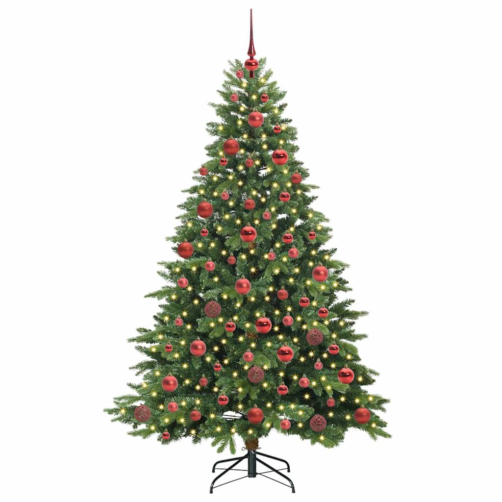 Albero di Natale artificiale Vidaxx con 300 LED con standard verde 180 cm PE e PVC