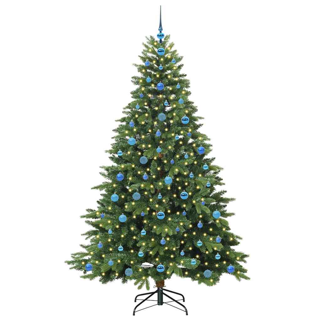 Albero di Natale artificiale Vidaxx con 300 LED con standard verde 210 cm PE e PVC
