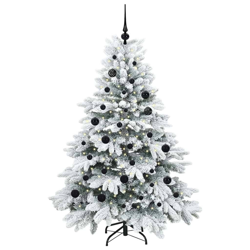 Árbol de Navidad artificial Vidaxx con 150 LED con PE y PVC blanco estándar de 150 cm