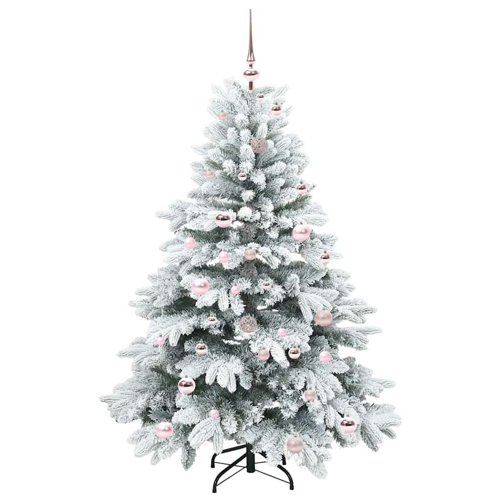 Árbol de Navidad artificial Vidaxx con 150 LED con PE y PVC blanco estándar de 150 cm