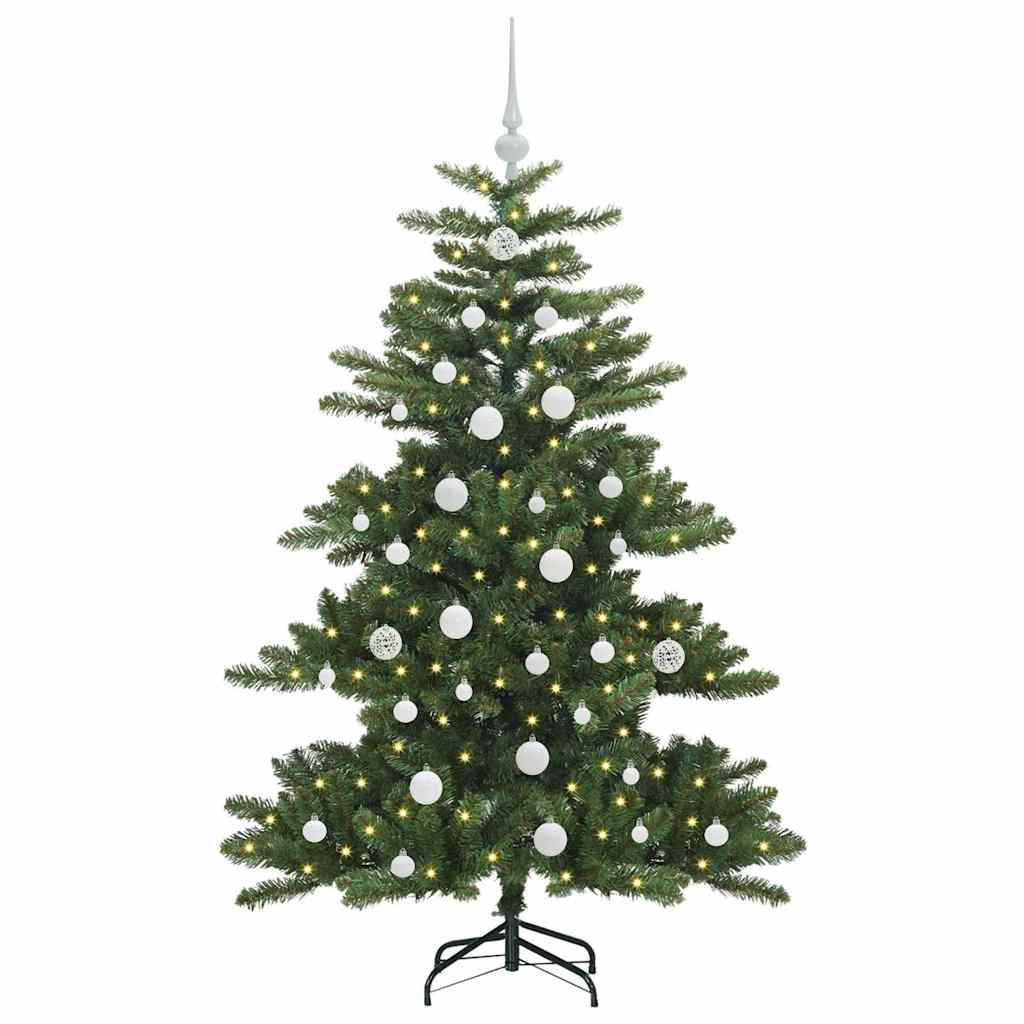 Vidaxx albero di Natale artificiale pieghevole verde 150 cm in PVC e acciaio