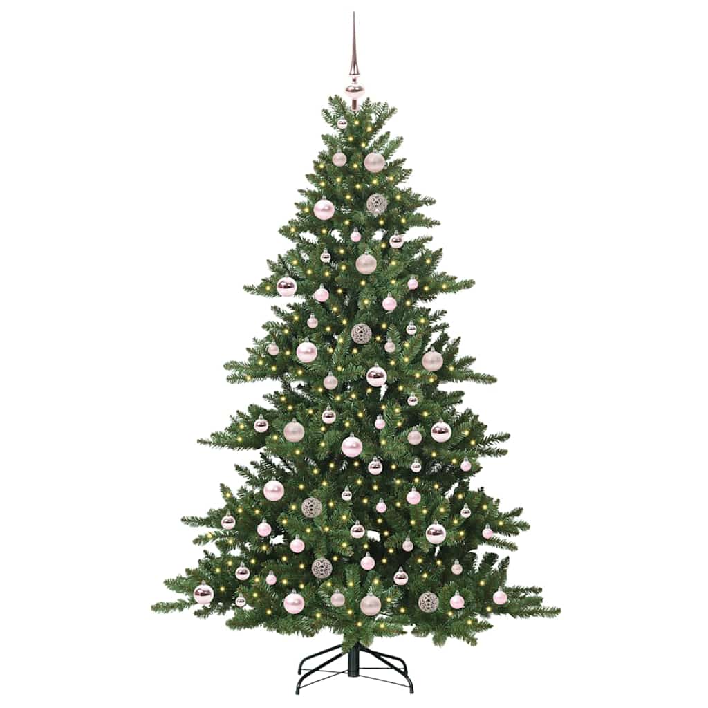 Vidaxl kunstmatige inklapbare kerstboom groen 180 cm pvc en staal