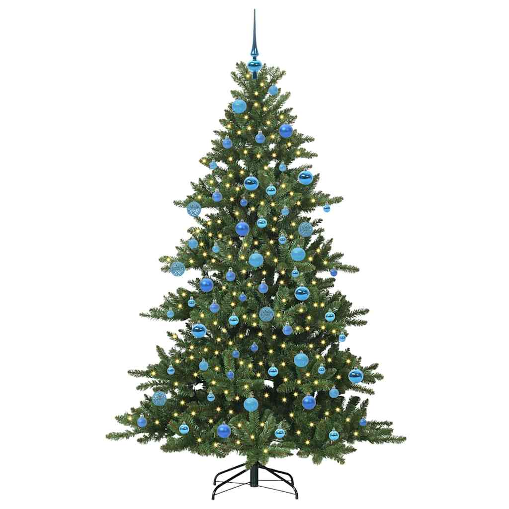 Vidaxx albero di Natale artificiale pieghevole verde 180 cm in PVC e acciaio