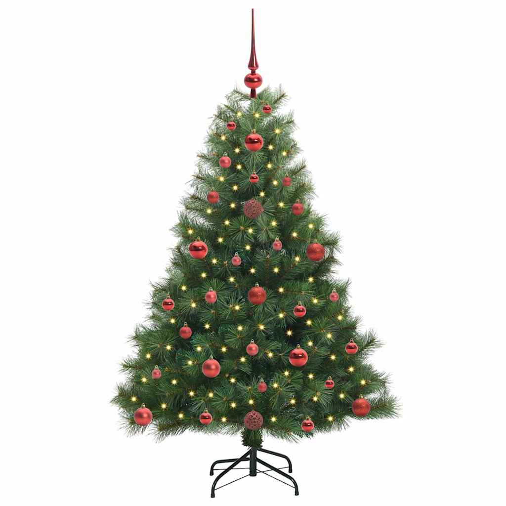 Albero di Natale artificiale Vidaxx con 150 LED con standard verde 120 cm PE e PVC