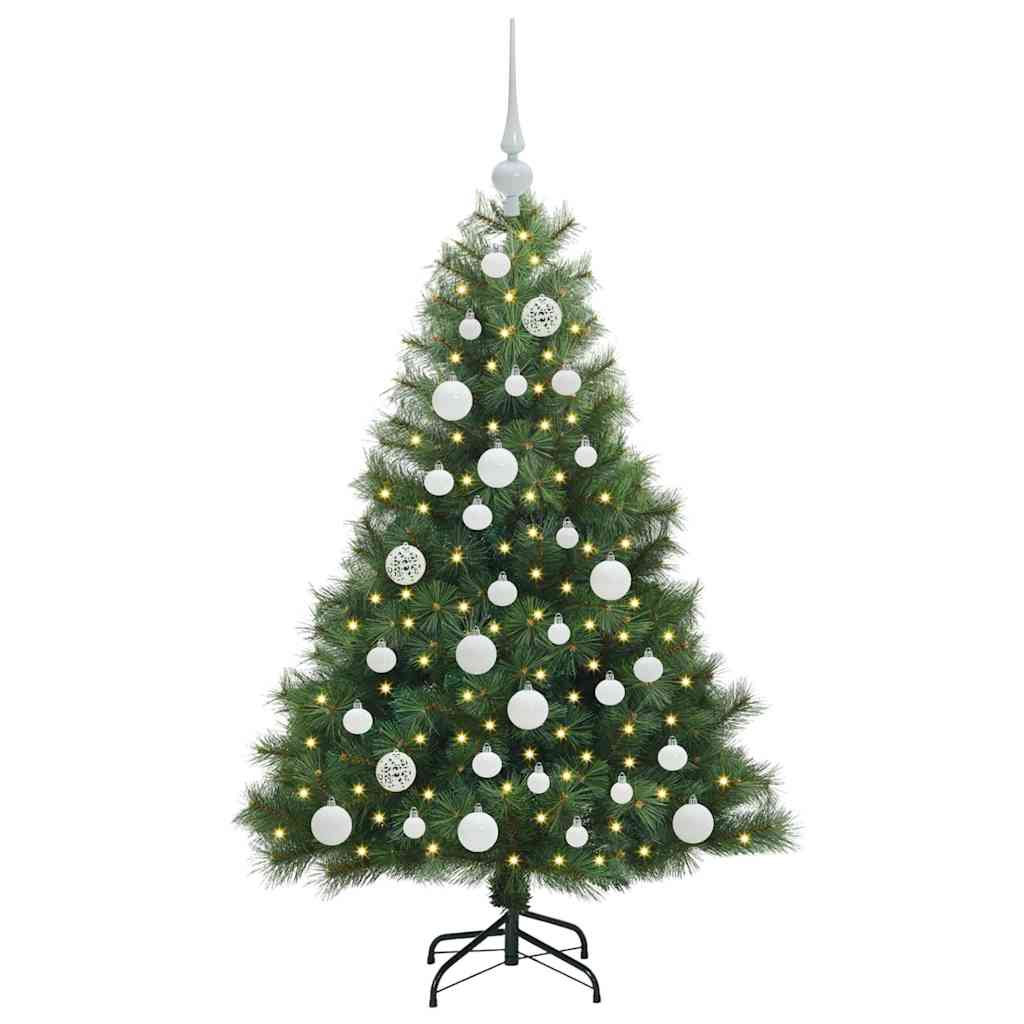 Albero di Natale artificiale Vidaxx con 150 LED con standard verde 120 cm PE e PVC